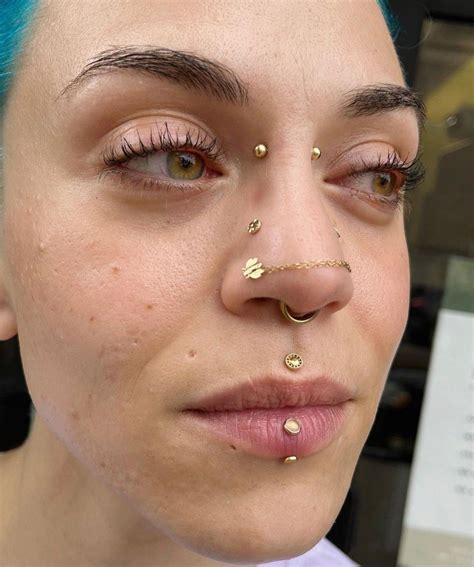 facial piercing curation   earings piercings face piercings