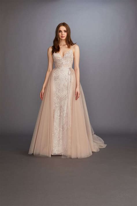 Lazaro Blush Wedding Dresses