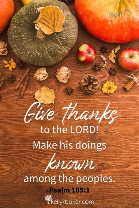 Thanksgiving Quotes From The Bible