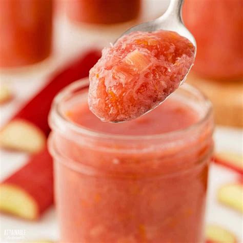 Easy Rhubarb Jam Recipe for Canning - Attainable Sustainable®