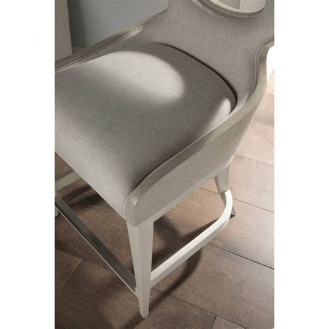 Lexington 43" Zeitgeist Linen Upholstered Swivel Bar Stool