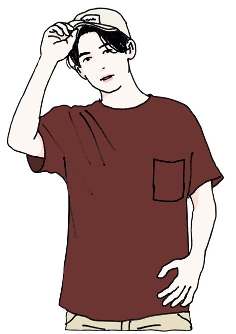 かっこいい イケメン 男 後ろ姿 イラスト 167380 - suguwasurerura