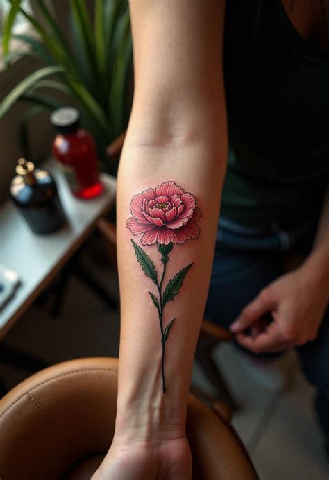 Stunning Carnation Tattoo Ideas
