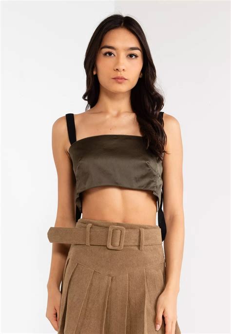 Buy KNUE Wide Shoulder Tube Top 2025 Online | ZALORA Philippines