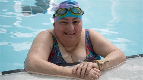 Out of a wheelchair and into the pool ... Lindsay's #LoveSwimming story