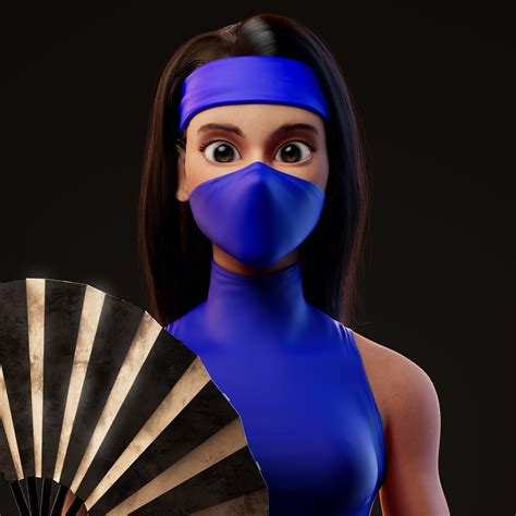 ArtStation - Kitana from Mortal Kombat 💙
