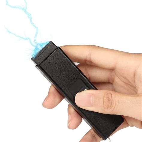 AIMHUNTER 10 Million Volt Micro Stun Gun Keychain Mini Stun Gun for