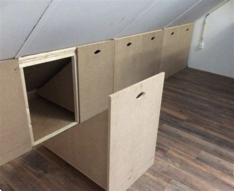 opbergruimte onder schuin dak voor de zolder door ruud artofit