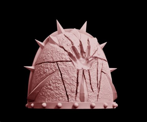 artstation cw cursed hand shoulder pads resources