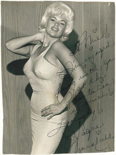 Jayne Mansfield Autograph (Click for full image) | Best Movie Posters