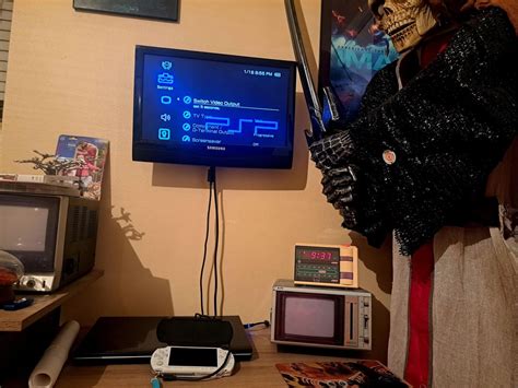 monster hunter on this ridiculous setup : r/PSP