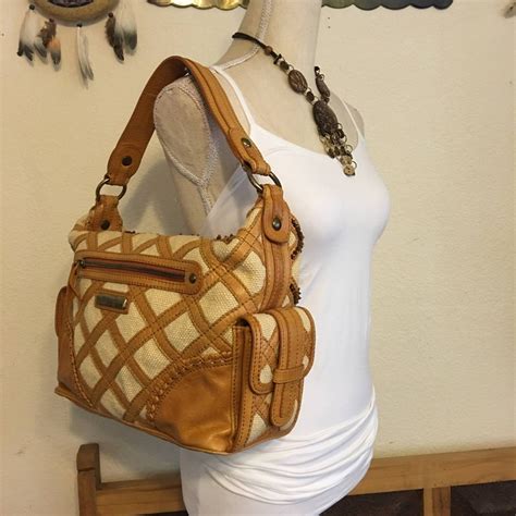 Vintage Vintage Isabella Fiore lattice leather beaded bag | Grailed