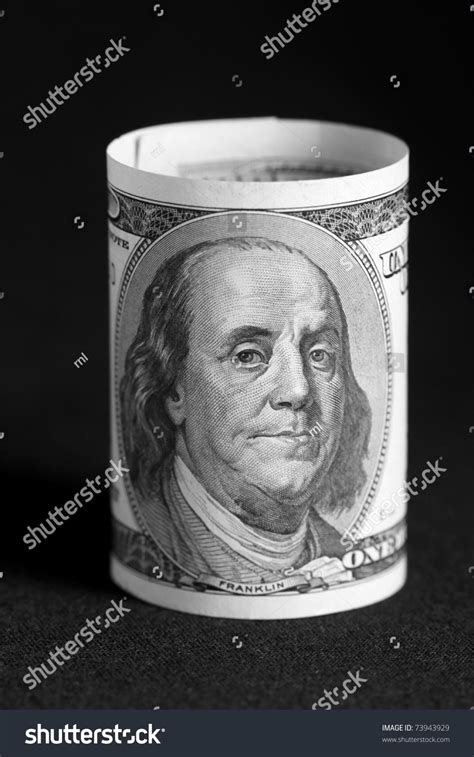 Benjamin Franklin On The 100 Dollar Bill Stock Photo 73943929 ...