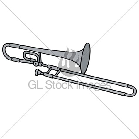 Trombone Sketch at PaintingValley.com | Explore collection of Trombone ...