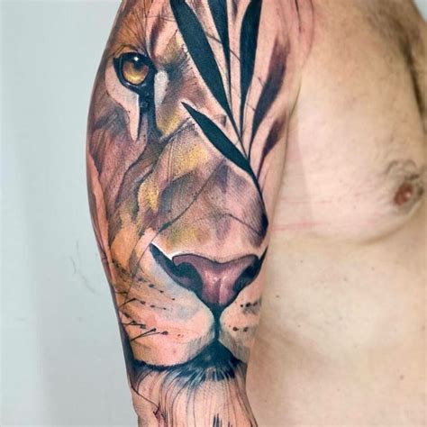 lion sleeve tattoo ideas   blow  mind