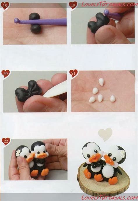 penguins polymer clay projects christmas clay polymer clay figures