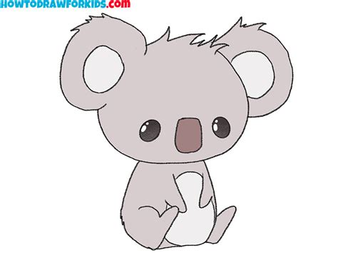draw  koala step  step easy drawing tutorial  kids