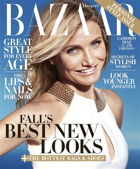 Cameron Diaz - Harper's Bazaar Magazine - August 2014 Cover • CelebMafia