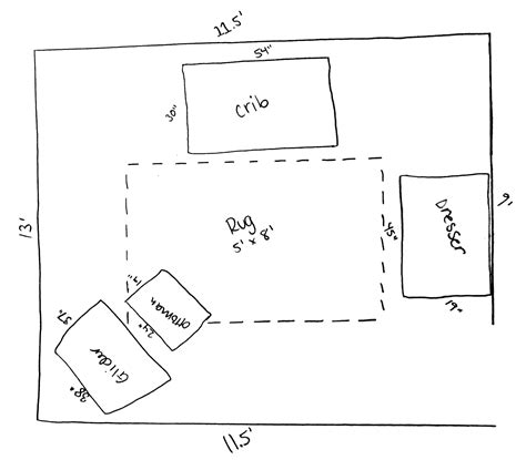 Nursery Room Layout - The Greenspring Home