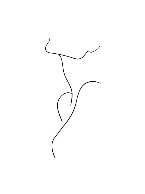 Naked Lines No1 Poster