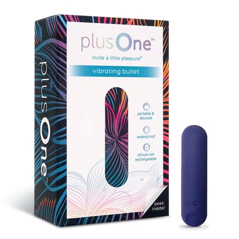 plusOne Small Vibrating Bullet, Powerful Rechargeable Battery, Soft