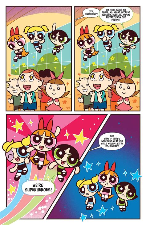 The Powerpuff Girls #1 - 5-Page Preview and Covers released by Dynamite