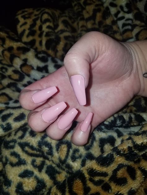 Pretty Pink Glue On Nail Set | Etsy