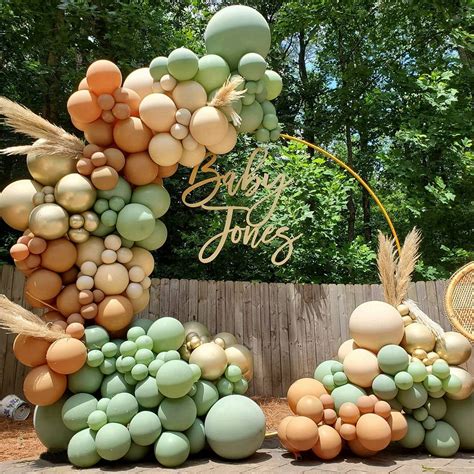 Amazon.com: DIY Sage Green Balloon Arch Garland Kit - 137pcs Matte