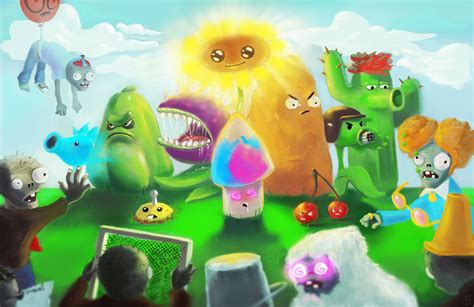 Plants vs Zombies fan art by nefed on DeviantArt