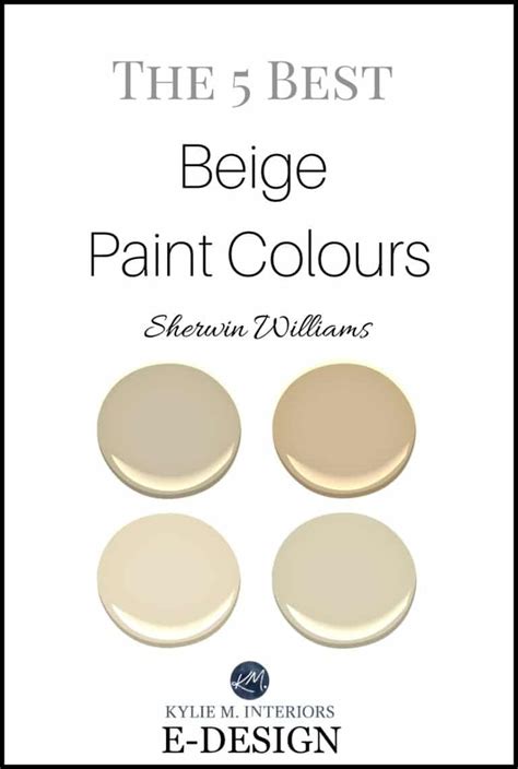 Best Sherwin Williams beige, tan and neutral paint colours. Kylie M E ...