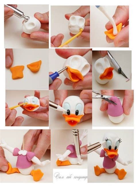 Лепка из мастики | ВКонтакте | Polymer clay crafts, Fondant tutorial ...
