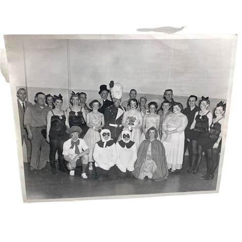 Amateur Play Acting Cast Found Photo Boise Idaho Amateur Play 50s