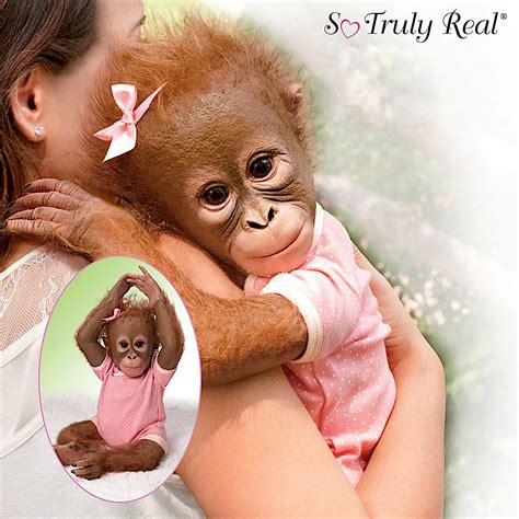 annabelles hugs   real poseable lifelike monkey doll