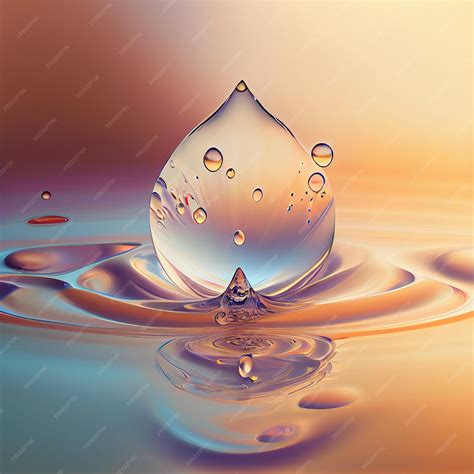 water drop art hd