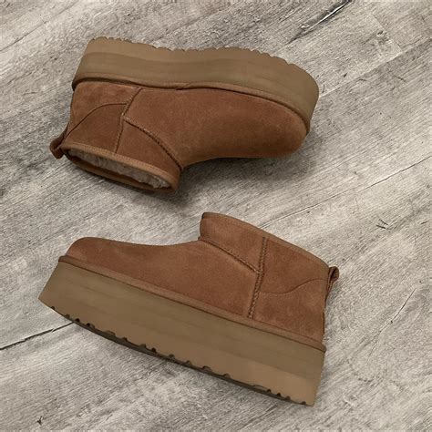 UGG Classic Ultra Mini Platform Chestnut UK8 / US10.... - Depop