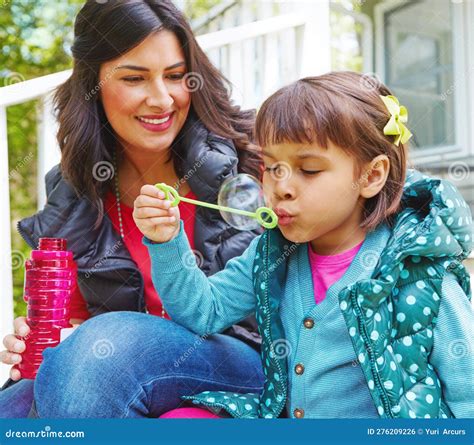 She Treasures Every Fleeting Moment. a Mother Watching Her Daughter