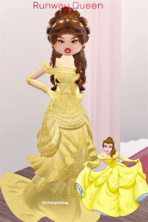 @chargerplug dti roblox: disney princess belle | Dress to impress ...