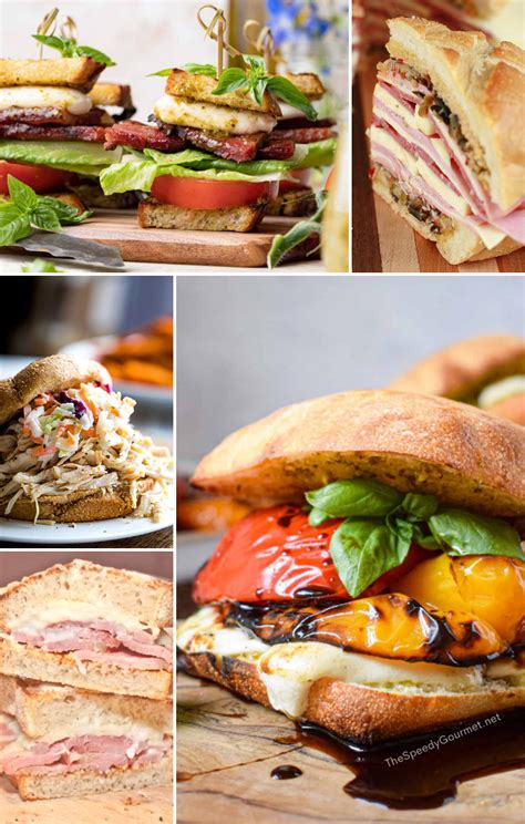 Over 25 Gourmet Sandwich Ideas