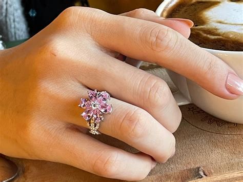 Eda Ring, Eda Yildiz Ring, Sen Cal Kapimi Ring, Eda Yildiz Pink Quartz ...