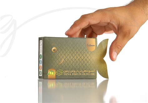 salman canned tuna packaging design  zarifgraphic  behance