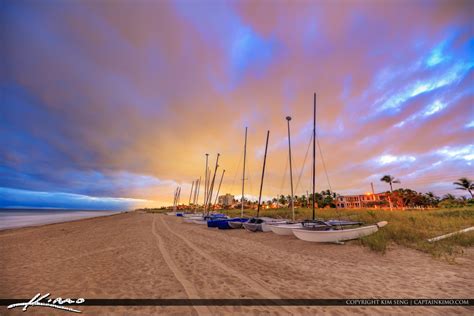 Delray Beach Sailboats at the Beach | Royal Stock Photo