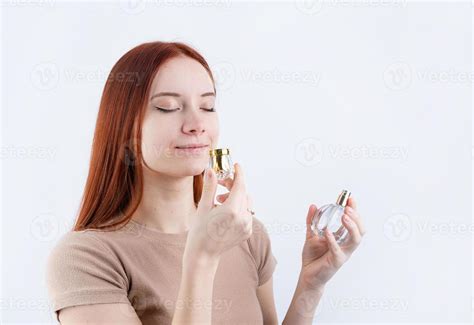 smelling perfume stock  images  backgrounds