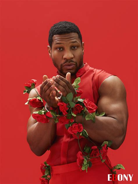Jonathan Majors Scorches Ebony Magazine - That Grape Juice