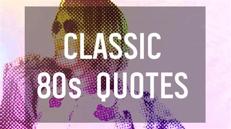 6 Classic YA Quotes from the 1980s - YouTube