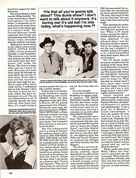 Tina LOUISE : Biographie et filmographie