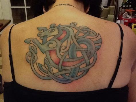 Celtic Hippocampus Tattoo by pin-to-skin on DeviantArt