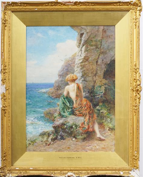At Auction: Arthur Hopkins, Arthur Hopkins (1848 - 1930) Antique Signed