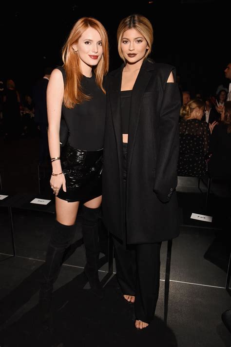 Kylie Jenner & Bella Thorne – Vera Wang Fashion Show in NYC, September