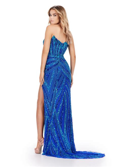 11236 - Turquoise/Royal - Ashley Lauren | Lady Black Tie