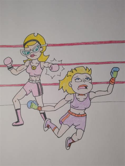 Boxing: Mandy vs Angelica by Nap-Maker on DeviantArt